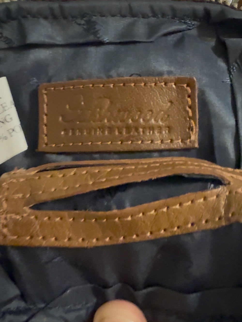 Ashwood unisex cross bodybag, leather woven, like new. - Picture 4 of 11